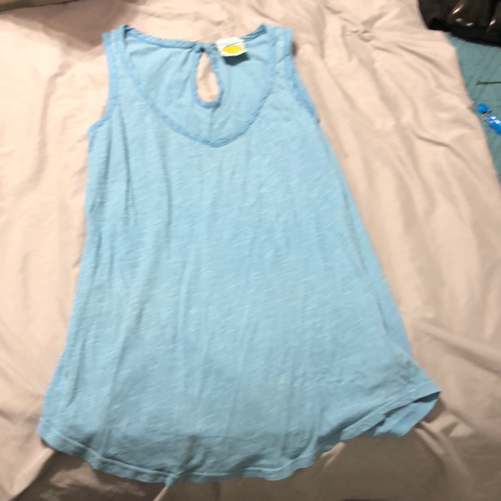 Blue VNeck Tank Top C&C California